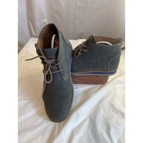 Men's Hari Mari‎ Men’s Adobe Waxed Charcoal Nubuck Weather Resistant-Size 10